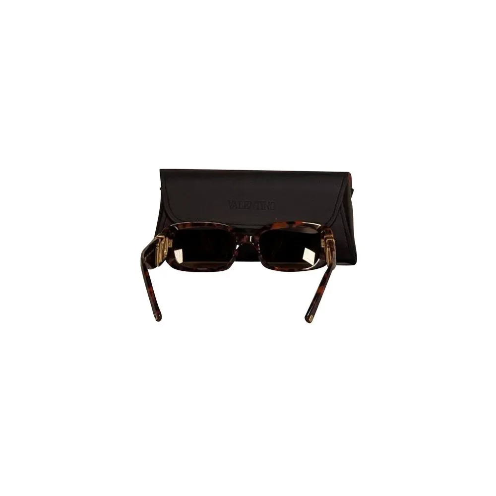 Valentino - Brown & Black Tortoise Sunglasses